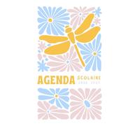 Agenda Scolaire 2026 2027 Fleurs: Journalier Français Daté Un jour par page pour noter les devoirs - Libellule Fleuri Pastel - Petit format Pratique ... Personnel Fille Planning Emploi du temps-