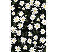 Agenda scolaire 2026 2027 Fleurs: Organisateur et Planificateur Journalier - 2 Jours Par Page | Motif Marguerites | Format A5 | Français
