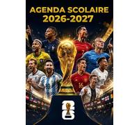 Agenda Scolaire 2026 2027 Foot: Joli Planificateur Journalier Enfant | Pour Garçons et Filles de Primaire, Collège, et Lycée | Format A5