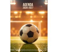 Agenda Scolaire 2026 2027: Football | Bi-journalier (deux jours par page) | 15x21 cm | Format A5 | Sept 2026 - juil 2027 | Etudiant | Collège et lycée | Sport & foot | Ado garçon | School planner