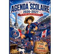 Agenda Scolaire 2026-2027 Football: Pour jeunes supporters avec 3 jours par page, devoirs, objectifs, examens, projets et notes