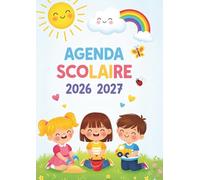 Agenda Scolaire 2026 2027 Friends: Planificateur de Mission Quotidien avec Design Amitié et Partage | Cahier de Textes pour Élève de Septembre à Juillet | Organisateur Collectif