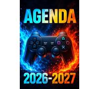 Agenda Scolaire 2026-2027 | Gamer et Manette de Jeux Vidéo | Bi-journalier (2 jours par page) | Format A5 | Aout 2026 - Juillet 2027 | Pour Collège et Lycée | Thème Gaming et Geek