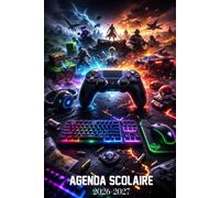 Agenda Scolaire 2026 2027: Gamer & Manette de Jeux Vidéo pour Garçon | Bi-journalier - Deux jours par page | 15 x 21 cm | Format A5 | Septembre 2026 ... | Pas cher | Collège & Lycée | Gaming & Geek