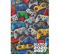 Agenda Scolaire 2026 2027 Gamer: Planificateur de Mission Quotidien avec Design Jeu Vidéo | Cahier de Textes pour Élève de Septembre à Juillet