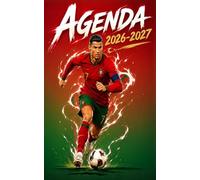 Agenda scolaire 2026-2027 garçon fille | Collège, lycée, étudiant | 1 page par jour | Couverture Portugal Football Joueur