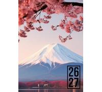 Agenda Scolaire 2026-2027: Japon | Journalier (une page par jour) | 12x17 cm | Collège et lycée | Sept 2026 - juil 2027 | Ado garçon & fille | Français | Style japonais | Fleurs de cerisier