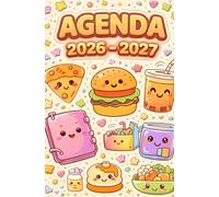Agenda Scolaire 2026-2027: Kawaï | Bi-Journalier | 13x20 cm | Format optimisé | 140 pages | mi-août 2026 - juillet 2027 | Français | Adapté à tous les niveaux | Pas cher