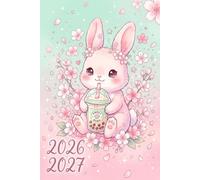 Agenda Scolaire 2026-2027 Lapin Kawaii: 1 Jour Par Page, Septembre 2026 à Juillet 2027, Format 15,24 x 22,86 cm (6 x 9 pouces), Collège, Lycée, ... Devoirs, Examens, Organisation Scolaire