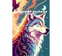 AGENDA SCOLAIRE 2026-2027: LOUP: Pour une année scolaire organisée | 1 jours par page , filles et garçons Broché