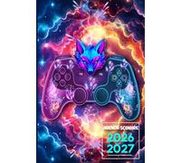 Agenda Scolaire 2026-2027 Manette de Jeux Vidéo: Planificateur Journalier 1 Page par Jour , de Septembre 2026 à Juillet 2027, Pour Étudiants: Primaire,Collège, Lycée.