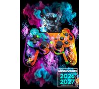 Agenda Scolaire 2026-2027 Manette de Jeux Vidéo: Planificateur Journalier 2 Jours par Page / de Sept 2026 - juil 2027 /Pour Étudiants: Primaire,Collège, Lycée.