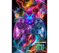 Agenda Scolaire 2026-2027 Manette de Jeux Vidéo: Planificateur Journalier 2 Jours par Page / de Sept 2026 - Juil 2027 /Pour Étudiants: Primaire,Collège, Lycée.
