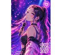 Agenda Scolaire 2026-2027: Manga Fille K-pop | Journalier (une page par jour) | 12x17 cm | Format standard | Septembre 2026 - juillet 2027 | Musique Corée, Korean Pop, KPop | Ado collège & lycée