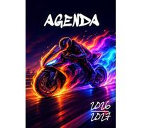 Agenda Scolaire 2026-2027: Moto incroyable | Journalier (une page par jour) | 12x17 cm | Format standard | Septembre 2026 - juillet 2027 | Ado garçon | Collège, primaire, lycée & étudiant