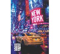 Agenda scolaire 2026 2027 New York: Une page par jour en petit format 12x17 cm pour les élèves de CM1, CM2, collège et lycée
