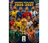 Agenda Scolaire 2026-2027 : Planificateur Journalier Illustré pour Enfants - Primaire, Collège & Lycée | Organisation au Quotidien pour Garçons et Filles | Format A5 Pratique | Thème Sport