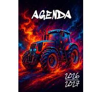 Agenda Scolaire 2026-2027: Tracteur Incroyable | Journalier (une page par jour) | 12x17 cm | Format standard | Septembre 2026 - juillet 2027 | Garçon | Primaire, collège | Français