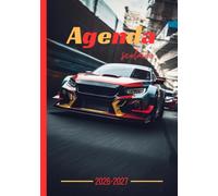 Agenda Scolaire 2026 2027 Voiture: Course Sport Garçon Enfant Fille Collège Lycée Étudiant Primaire A5 Journalier en Français