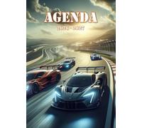 Agenda Scolaire 2026 2027 Voiture: Organisateur et Planificateur Journalier | 2 Jours Par Page | Étudiants - Collège - Lycée - Primaire