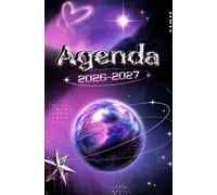Agenda Scolaire 2026-2027: Y2K | Bi-Journalier | 13x20 cm | Format optimisé | 140 pages | mi-août 2026 - juillet 2027 | Français | Adapté à tous les niveaux | Pas cher