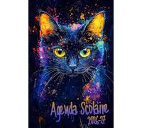 Agenda Scolaire 2026-27: Les chats, journalier complet pour les élèves, comprenant des plans hebdomadaires, un calendrier général, des pages de suivi des performances.