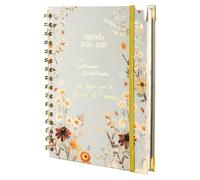 Agenda scolaire A5 2026-2027, vue hebdomadaire, design Raquel Beck