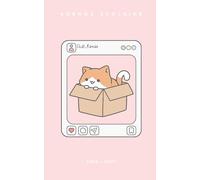 Agenda scolaire Chat Kawaii: Journalier Daté Une Page par Jour Français | Fille | Rose Pastel Petit Format Poche | Cute Simple & Pratique pour noter les devoirs