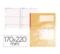 Agenda scolaire éditions fuzeau pour élèves carnet agrafé couverture dossier 250g format 170x220mm