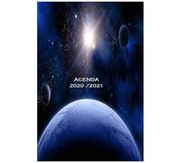 Agenda Scolaire Espace 2020 2021: Agenda Journalier 2020 2021 Une Page Par Jour, Agenda Semainier 2020 2021