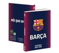 Agenda scolaire - FC Barcelone - 2025 2026 - Souple - 21x29,7 cm - Mixte