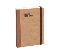 Exacompta 184289E - Agenda Forum Age Bag 12 x 17 cm - Journalier Août 2026 à juillet 2027 - Havane