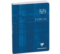 Exacompta - Réf 184072E - 1 Agenda Forum Métric 12 x 17 cm Journalier Août 2025 à Juillet 2026 - Bleu