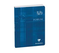 Exacompta - Réf 184072E - 1 Agenda Forum Métric 12 x 17 cm Journalier Août 2025 à Juillet 2026 - Bleu