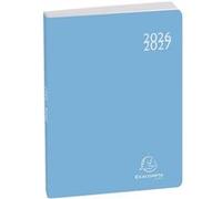 Exacompta Agenda journalier Forum Color Soft Harmony 12x17 cm Août 2025–juil. 2026 Bleu