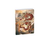 Agenda scolaire journalier Exacompta Forum Samouraï Dragon 12 x 17 cm Août 2024 à Juillet 2025 Multicolore G