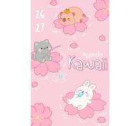 Agenda Scolaire Kawaii 2026 2027: Journalier Daté Une Page par Jour Fille | Mignon Chat Capybara Lapin Sakura Rose | Petit Format Pratique Poche A5 | ... | Calendrier vacances scolaires | Original