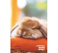 Agenda Scolaire: Lapin Mignon, Bébé Animal | Journalier, un Jour par Page | 12x17 cm, Format Standard, Léger | Ecole Primaire, CP, CE1, CE2, CM1, CM2, ... | Pour Fille, Garçon, Ado | Couverture Souple