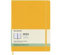Agenda scolaire Moleskine 2023 Semainier très grand format Rigide Jaune Orangé Jaune Orangé G
