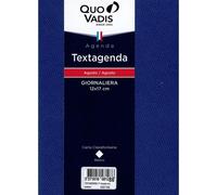 Agenda scolaire quotidien Quo Vadis, bleu, 12 x 17 cm, 2026-2027