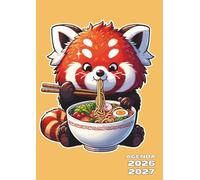 Agenda Scolaire: Renard, Kawaii | Une Page par Jour, Journalier | Format Standard,12x17 cm | Planificateur, Organisateur Scolaire, Primaire, Collège, ... | Ramen, Manga, Fox, Animal, Mignon