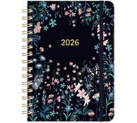 Agenda Scolaire Semainier 2023-2024 D'août 2023 À Juillet 2024 Avec Onglets Mensuels, Porte-Stylo Et Fermeture Élastique Bleu Marine Format A5