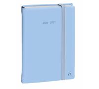 Quo Vadis Agenda Plan Note Semainier Notes 16 mois 2026-2027 Multilingue Bleu clair 15x21 cm