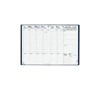 Quo Vadis - Agenda - 2026 - Consul - Semainier Planning - Français - Impala - Noir - 13 mois de décembre à décembre - 21x29,7 cm - Papier Clairefontaine blanc - Fabrication française