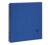 Agenda semainier de bureau Eurotime 22S Forever Bleu - année 2026-22,5 x 18,5 cm