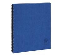Agenda semainier de bureau Eurotime 27S Forever bleu - année 2026-21 x 27 cm