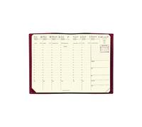 Agenda semainier de poche Affaires Prestige Impala noir 2010 Noir G