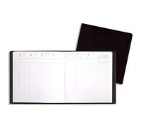 Agenda Semainier - Eco - Noir - 16x16 cm - Bureau économique