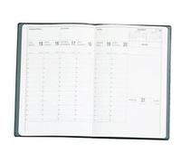Exdi Agenda semainier civil Orphée 16 x 16 cm Couverture noire Janvier 2026 à Décembre 2026