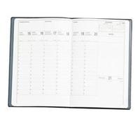 Agenda Semainier civil Olympe 16 x24 cm 1Semaine / 2Page Noir de janvier a décembre 2026